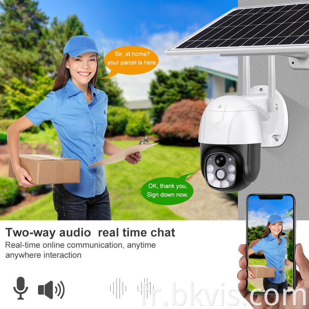 Solar Camera Waterproof Night Outdoor Camera Home Speaker